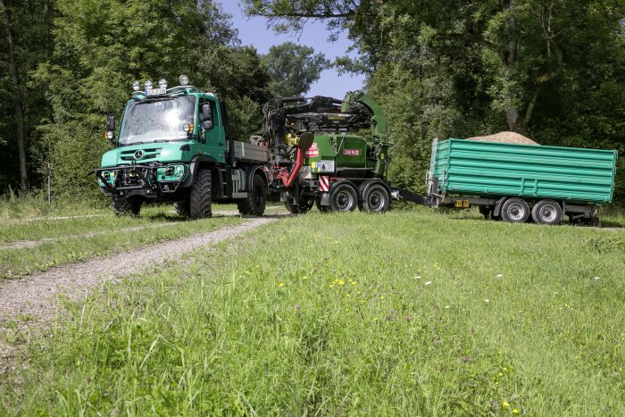 Mercedes-Benz Special Trucks in Wald und Forst: Mercedes-Benz Unimog erstmals auf der Interforst 2018