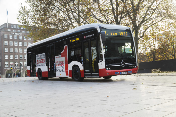 Mercedes-Benz eCitaro: A breath of fresh air in Hamburg: Mercedes-Benz supplies the first fully electrical urban bus, the eCitaro to Hamburger Hochbahn AG