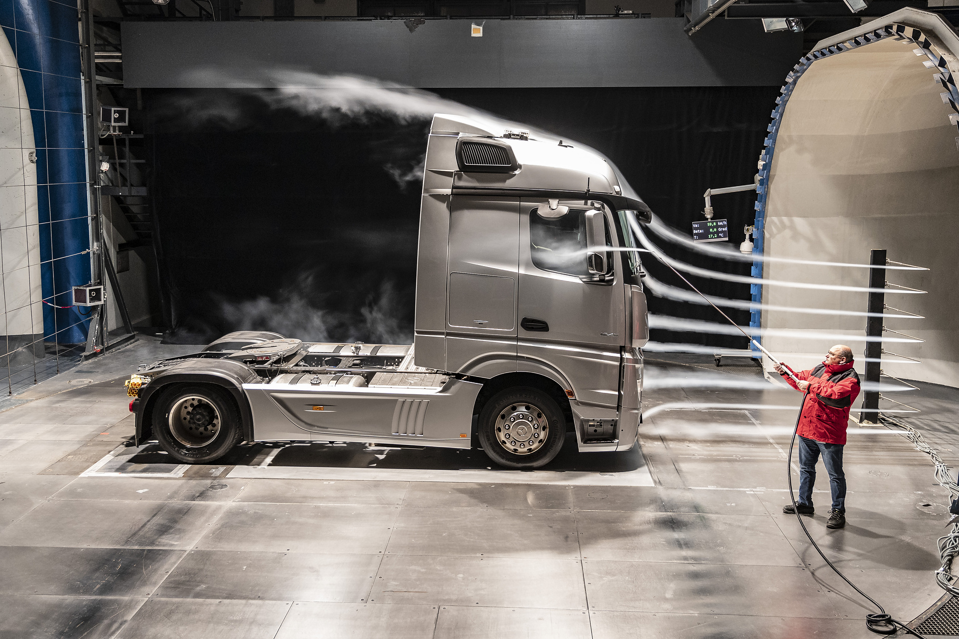 Sparsam dank Aerodynamik: Der neue Actros ist auf Effizienz getrimmt