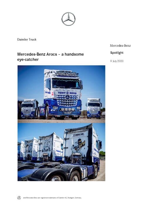 Mercedes-Benz Arocs – a handsome eye-catcher