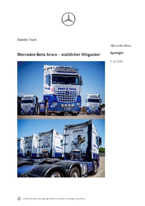 Mercedes-Benz Arocs – a handsome eye-catcher