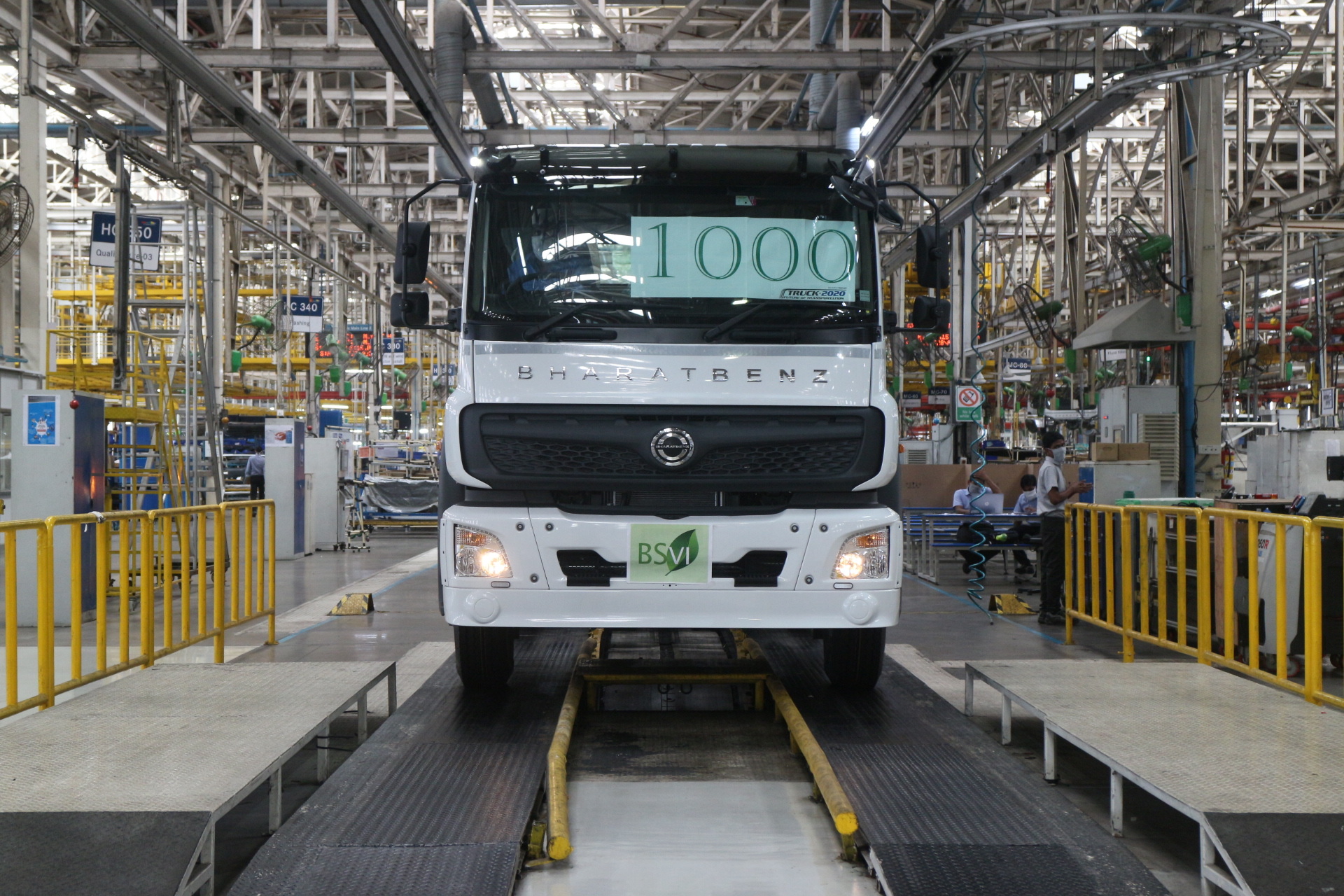 BharatBenz Celebrates New Production Milestones Despite Lockdown