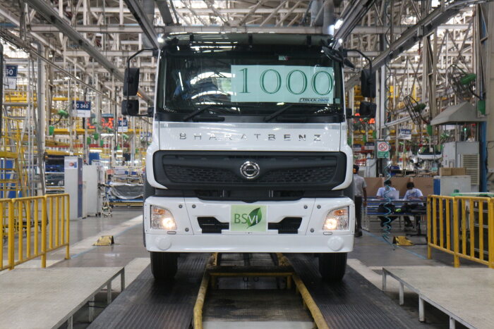 BharatBenz Celebrates New Production Milestones Despite Lockdown