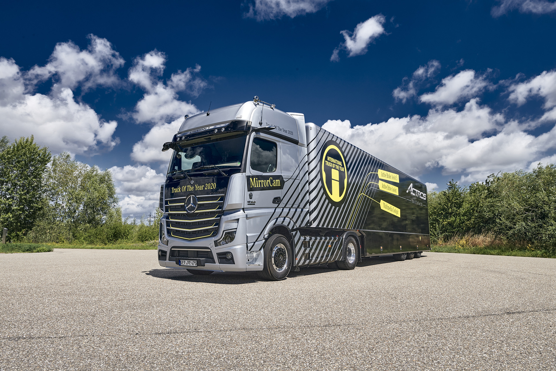 On the road in the International Truck Of The Year 2020: a truck fan tells us all about his dream job