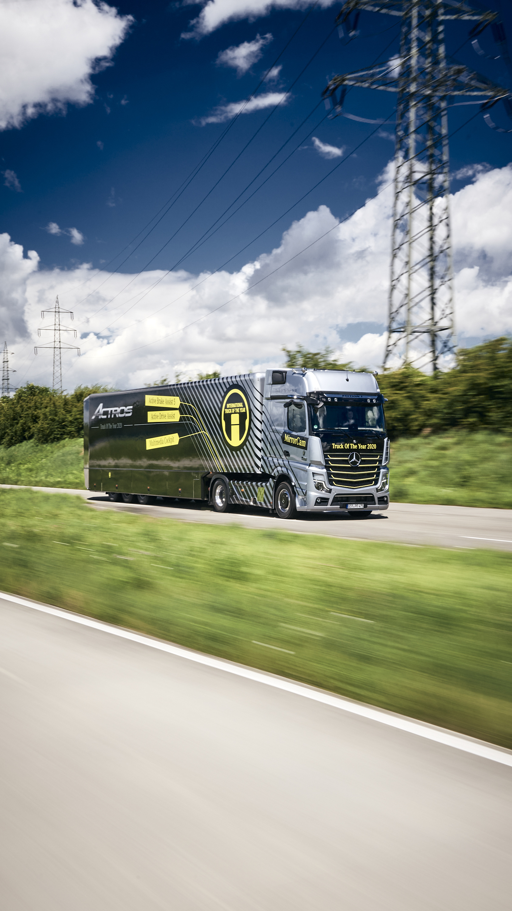 On the road in the International Truck Of The Year 2020: a truck fan tells us all about his dream job