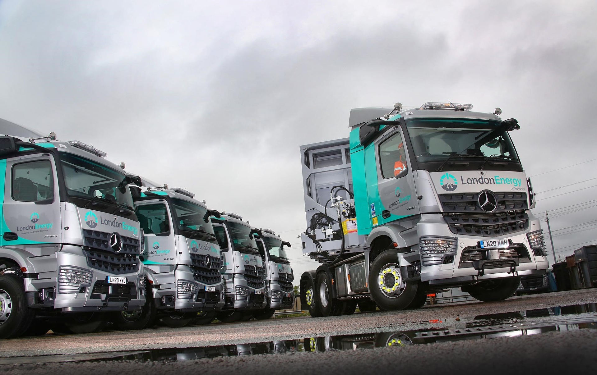 The new Mercedes-Benz Arocs in London – with a focus on safety