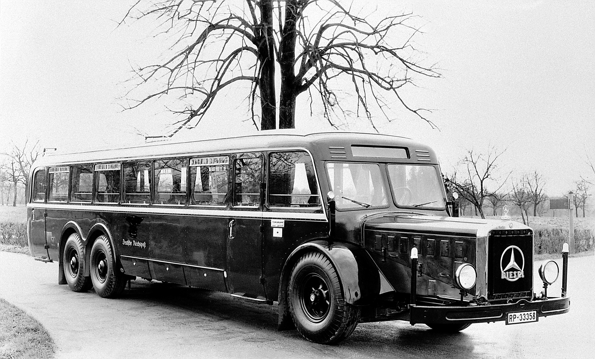 This Mercedes-Benz bus was in service with the Austrian Post until the 1970s