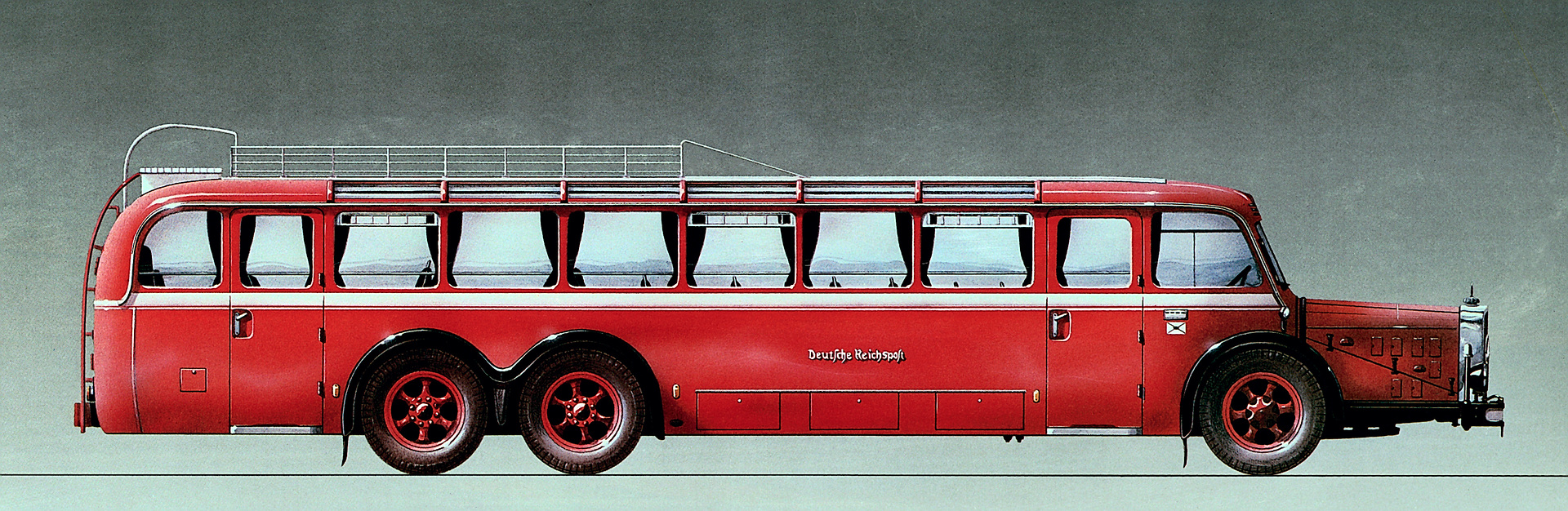 This Mercedes-Benz bus was in service with the Austrian Post until the 1970s