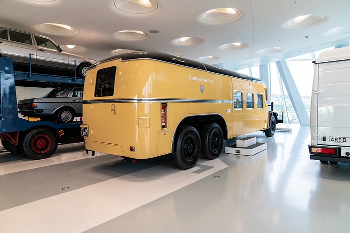 This Mercedes-Benz bus was in service with the Austrian Post until the 1970s