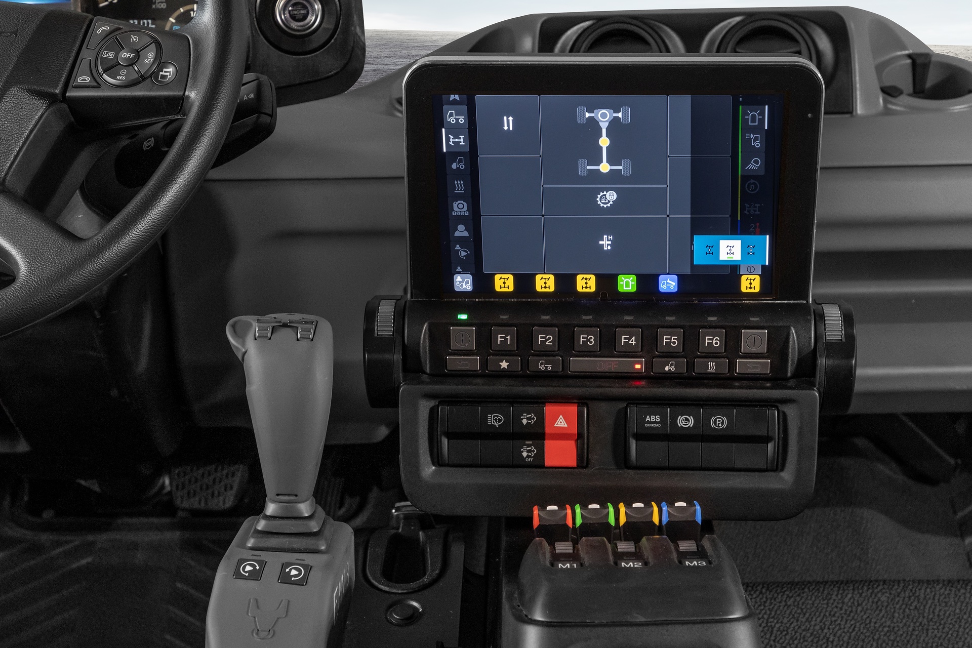 New UNI-TOUCH operating system for Unimog implement carrier – intuitive, flexible, no fuss