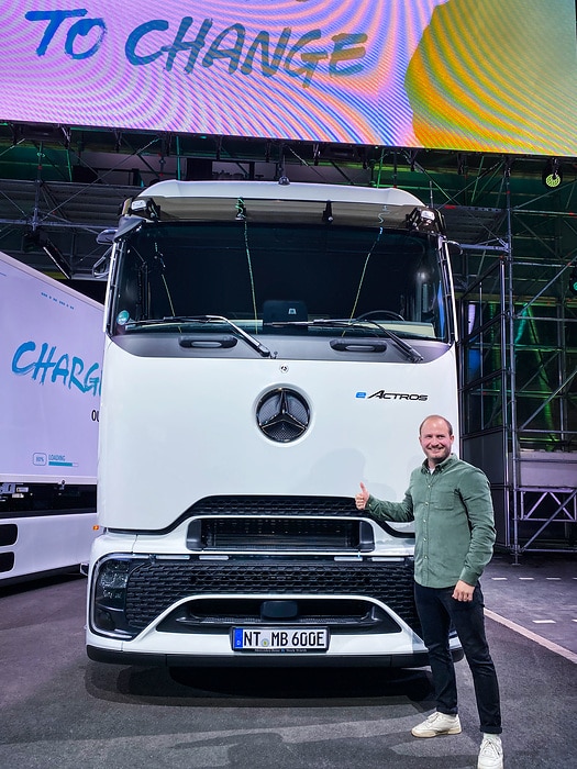 Kunde von Mercedes-Benz Trucks packt’s an: Große-Vehne gestaltet Antriebswende aktiv