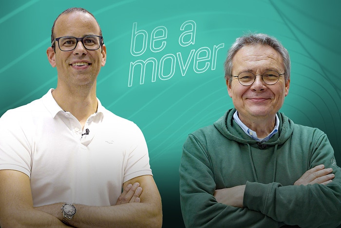 Der Weg zur E-Mobilität – Der neue „be a mover“ talk mit Jörg Howe und Dr. Andreas Scharff, Leiter E-Mobility, Integrated Solutions & Network Development der Daimler Truck”