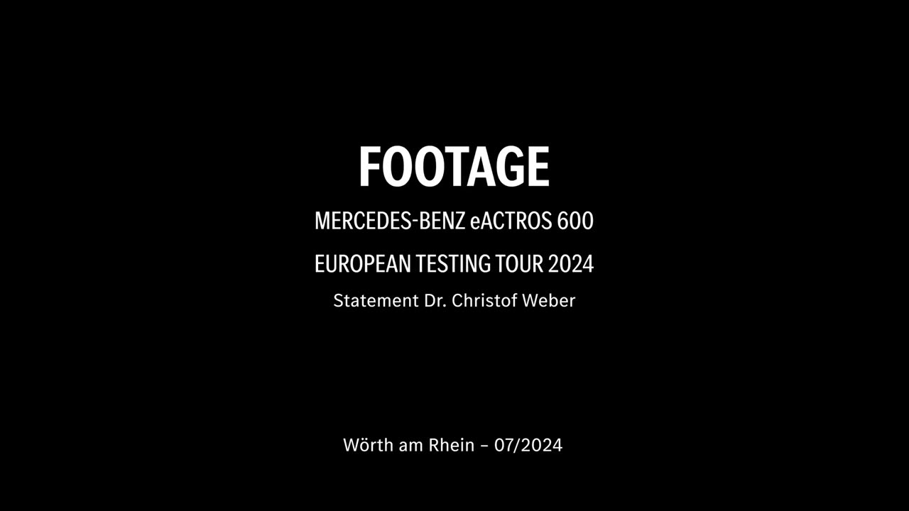 More than 15,000 kilometers traveled all-electric:  Mercedes-Benz eActros 600 testing tour throughout Europe completed successfully