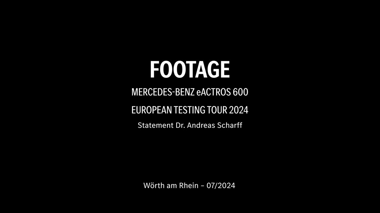 More than 15,000 kilometers traveled all-electric:  Mercedes-Benz eActros 600 testing tour throughout Europe completed successfully