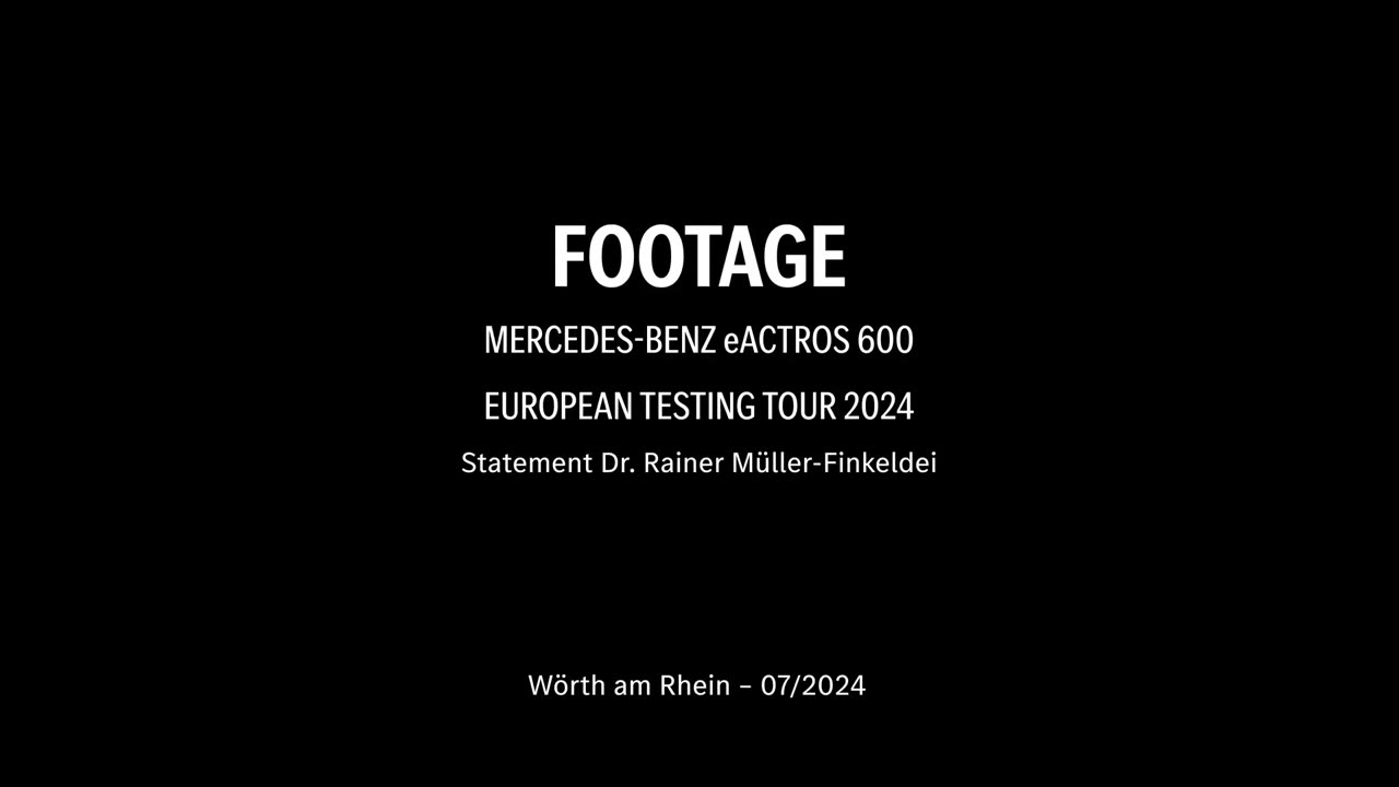 More than 15,000 kilometers traveled all-electric:  Mercedes-Benz eActros 600 testing tour throughout Europe completed successfully