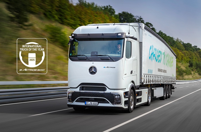 Mercedes-Benz eActros 600 is “International Truck of the Year 2025”