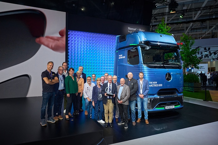 Mercedes-Benz eActros 600 ist “International Truck of the Year 2025"