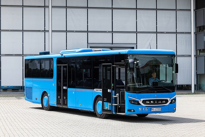 Setra S 515 LE test vehicle