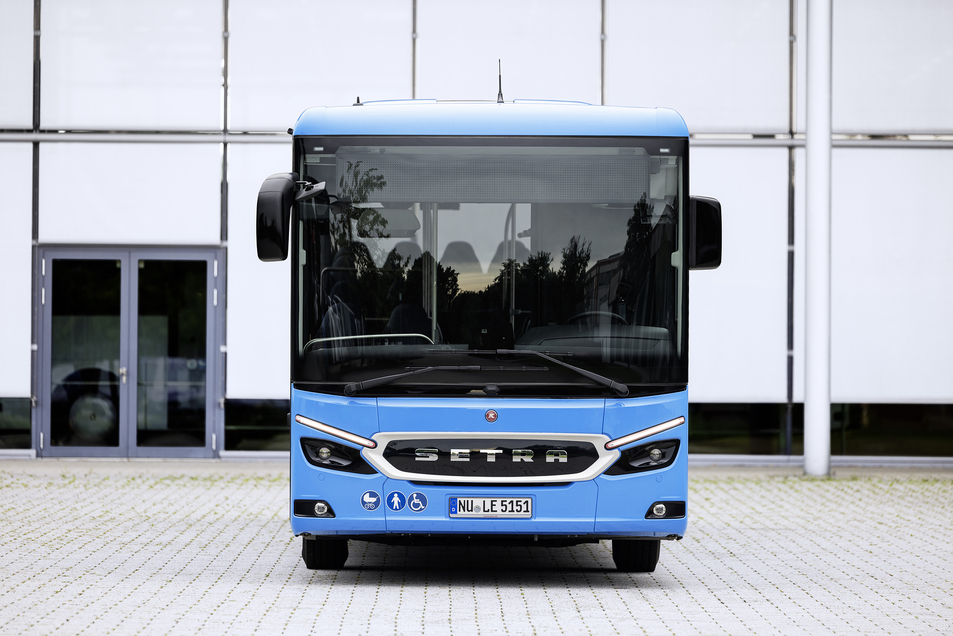 Setra S 515 LE test vehicle