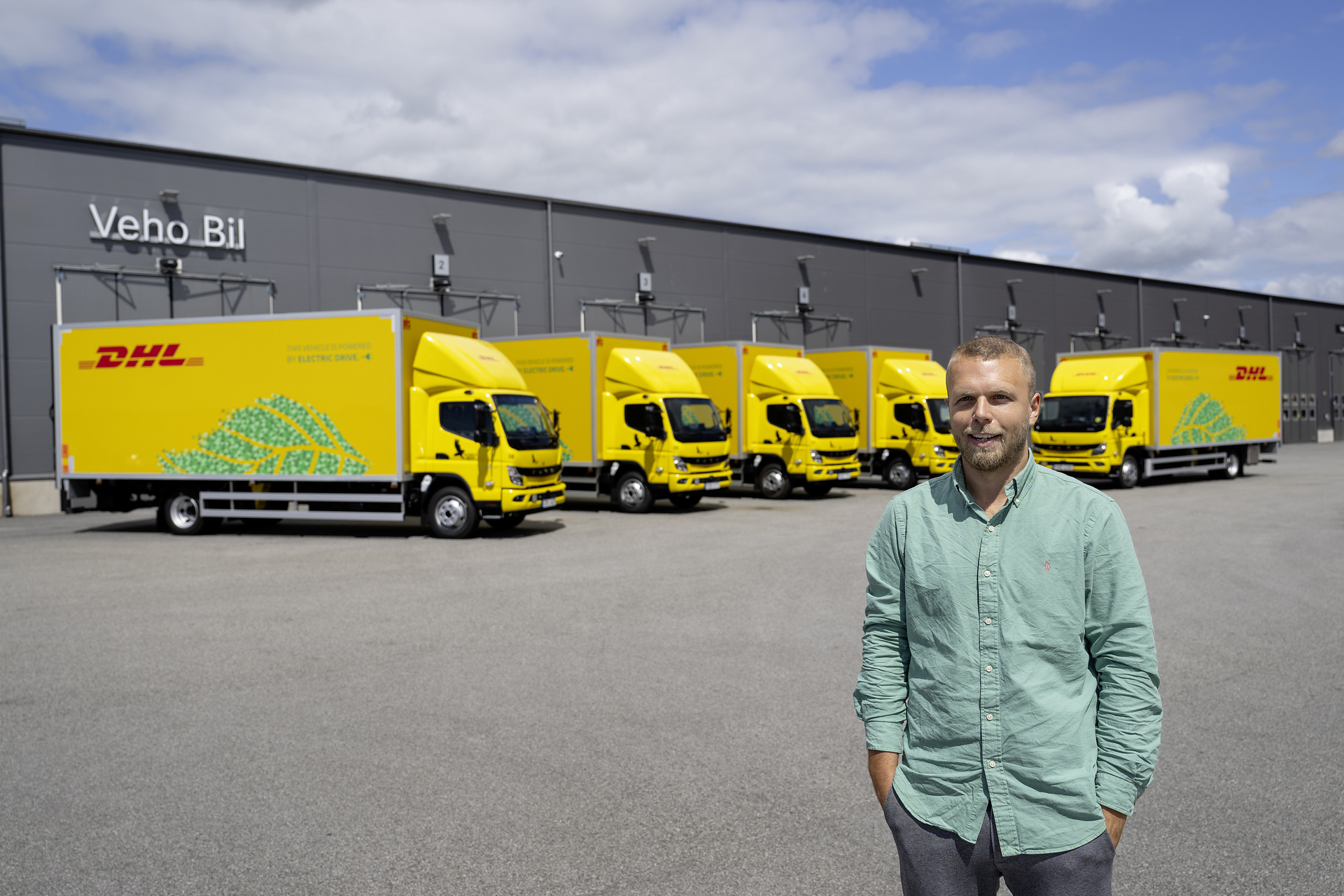 FUSO eCanter in Sweden: Falkenklev Logistik electrifies its routes for DHL in Malmö