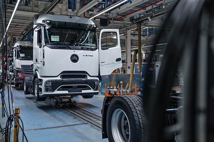 Daimler Truck celebrates series launch of the Mercedes-Benz eActros 600 for long-distance haulage in Wörth