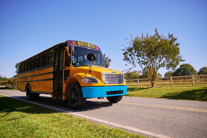 Daimler Truck brand Thomas Built Buses launches second-generation of battery-electric school bus Jouley