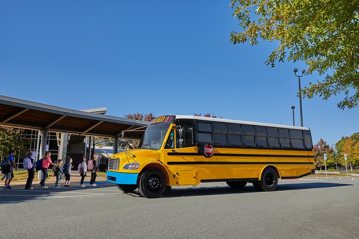 Daimler Truck brand Thomas Built Buses launches second-generation of battery-electric school bus Jouley