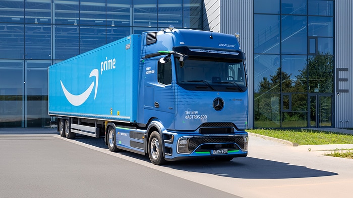 Major contract for Mercedes-Benz Trucks: Amazon orders more than 200 eActros 600