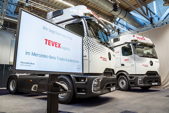 Tevex Logistics modernises its fleet with 150 new Mercedes-Benz Actros L vehicles for greater efficiency and safety