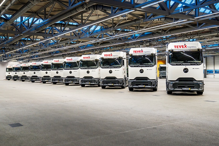 Tevex Logistics modernises its fleet with 150 new Mercedes-Benz Actros L vehicles for greater efficiency and safety