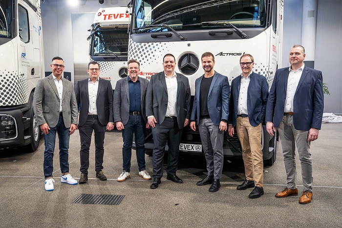 Tevex Logistics modernises its fleet with 150 new Mercedes-Benz Actros L vehicles for greater efficiency and safety