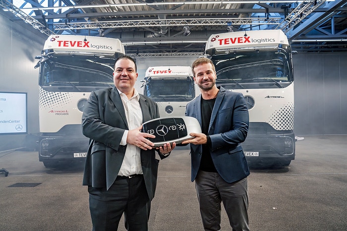 Tevex Logistics modernises its fleet with 150 new Mercedes-Benz Actros L vehicles for greater efficiency and safety