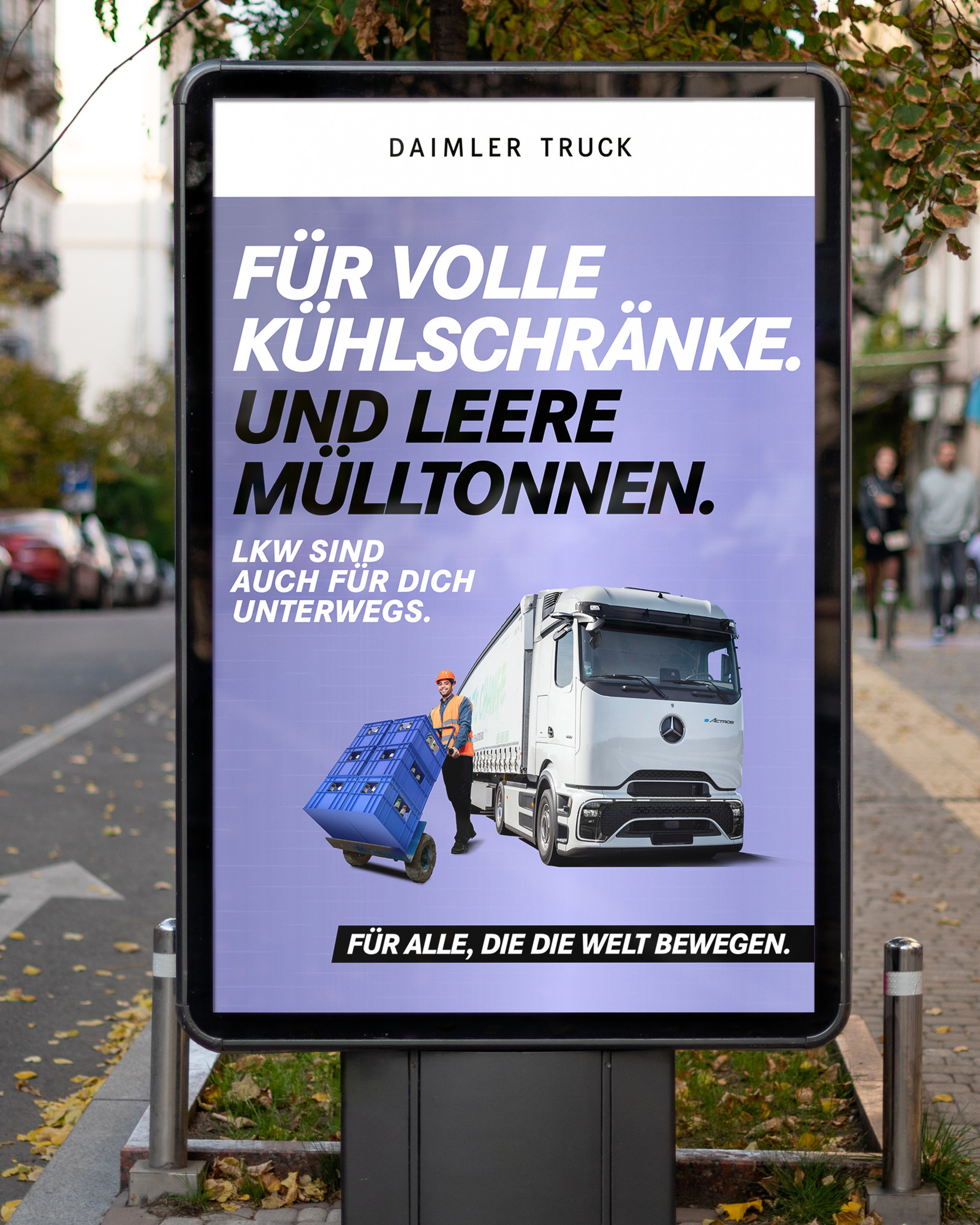 SCHAFFE, SCHAFFE, SÄULE BAUE – Daimler Truck startet Onlinekampagne mit politischen Forderungen