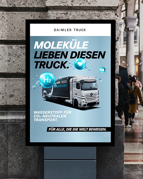 SCHAFFE, SCHAFFE, SÄULE BAUE – Daimler Truck startet Onlinekampagne mit politischen Forderungen