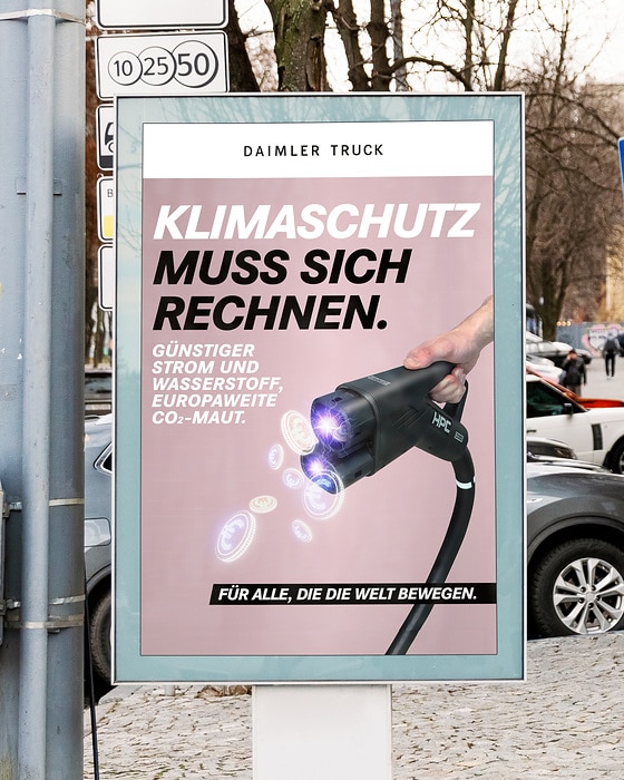 SCHAFFE, SCHAFFE, SÄULE BAUE – Daimler Truck startet Onlinekampagne mit politischen Forderungen