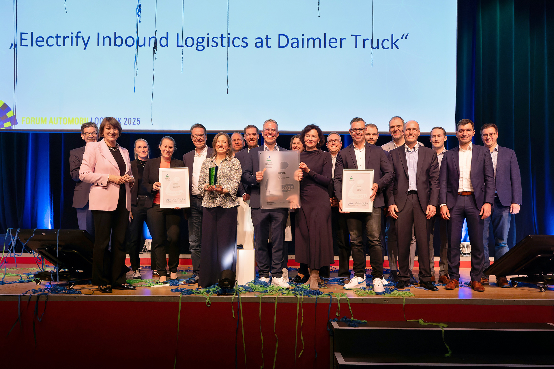 Daimler Truck gewinnt VDA-Logistik-Award 2025:  Erster Platz für Projekt „Electrify Inbound Logistics“