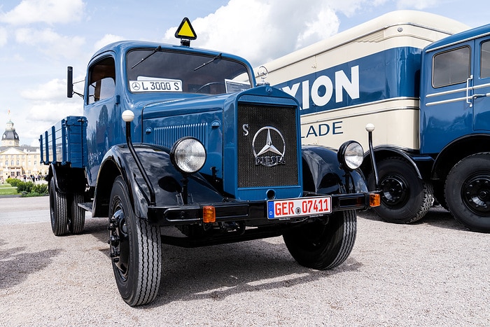 Back at Retro Classics: Mercedes-Benz Trucks Classic with exhibits from the beginnings of the truck