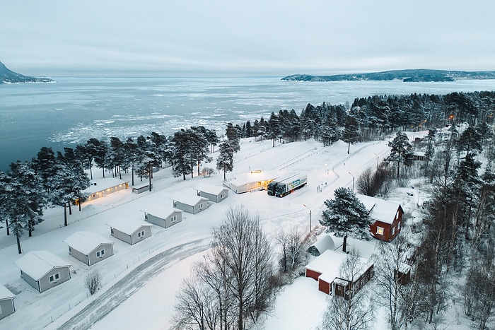 eActros 600 European tour in snow and ice: Electric trucks also drive efficiently in winter