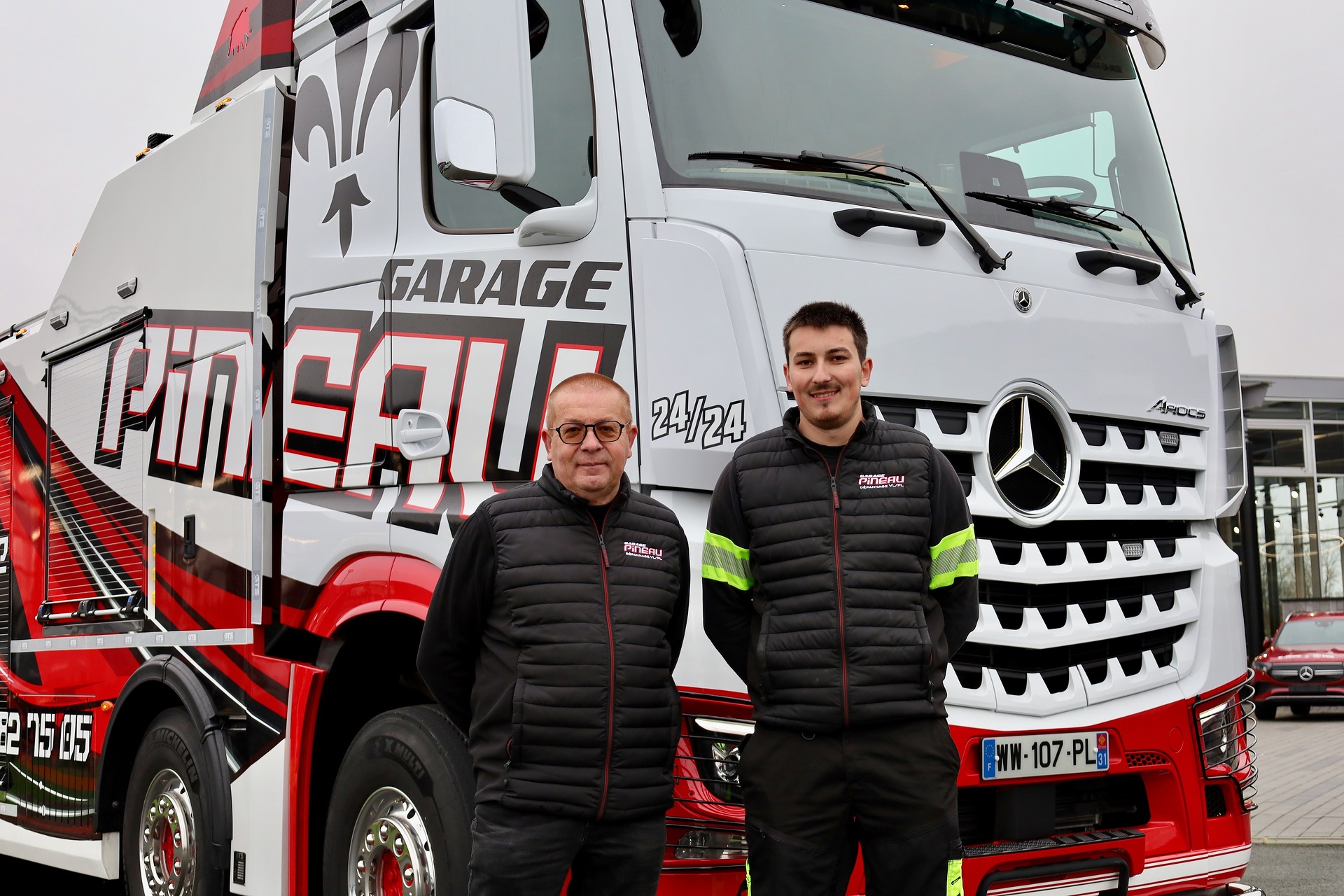 Mercedes-Benz Arocs as a heavy-duty towing truck