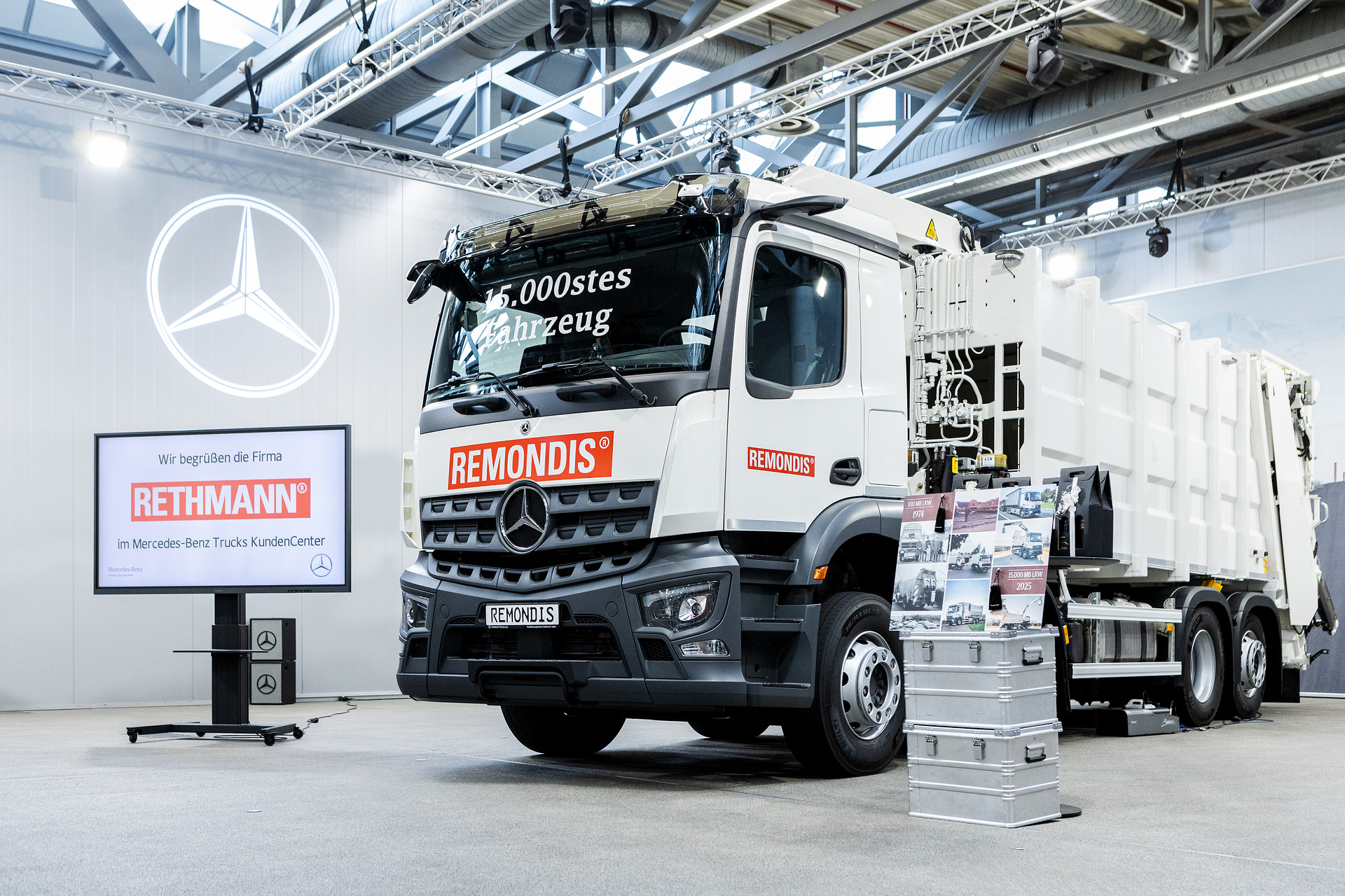 15.000ster Mercedes-Benz Lkw für die Rethmann Gruppe