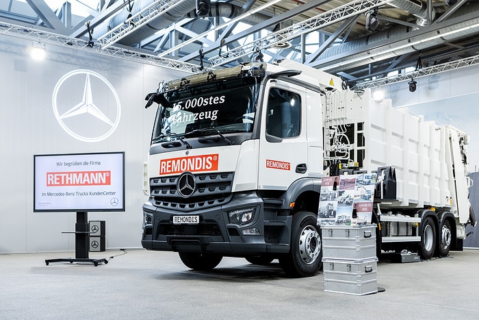 15.000ster Mercedes-Benz Lkw für die Rethmann Gruppe