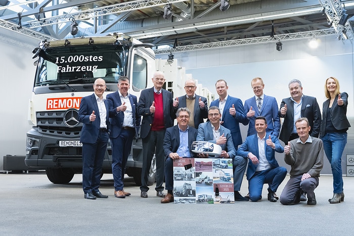 15,000th Mercedes-Benz truck for Rethmann Group